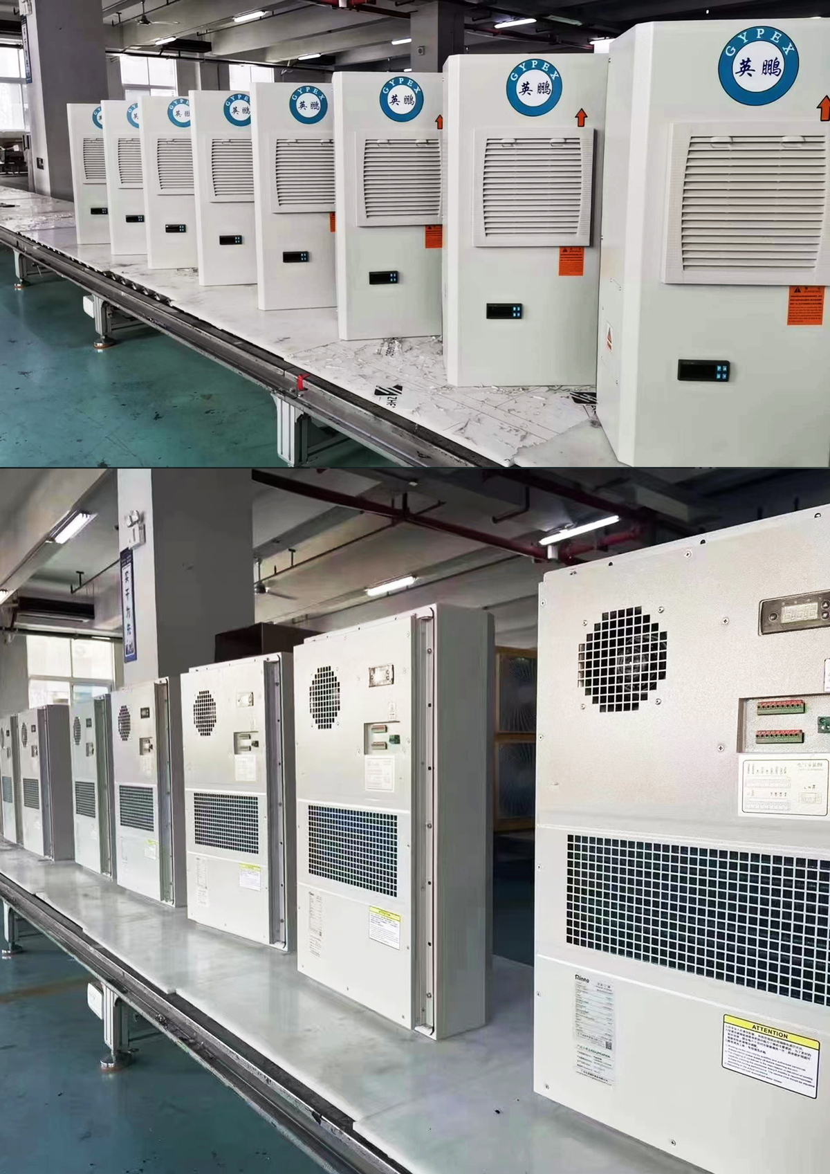 A batch of air conditioning cabinet air conditioning, the machine needs to cool down under large load operation, the cabinet air conditioning is attached to the machine, so that its temperature is reduced to suitable for operation